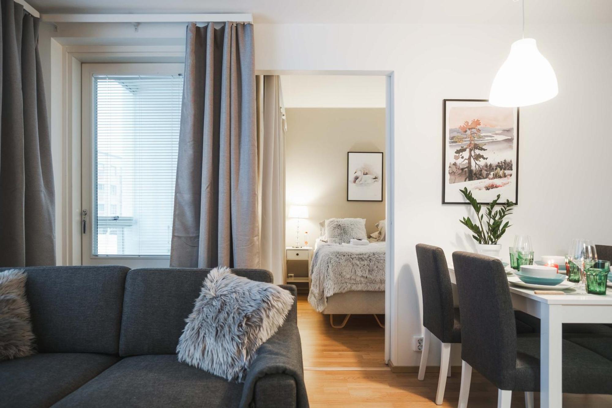 Cozy City Apartment With Sauna 로바니에미 외부 사진