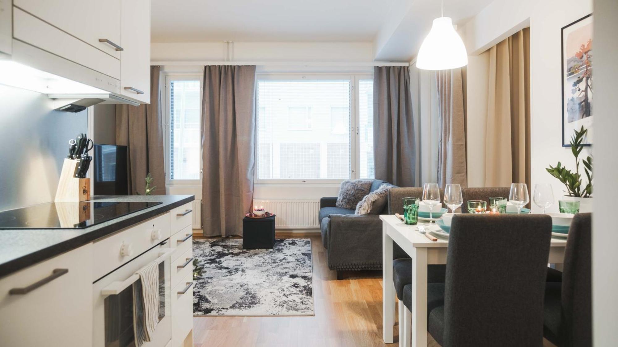 Cozy City Apartment With Sauna 로바니에미 외부 사진